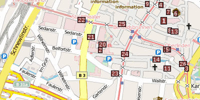 Altstadt  Stadtplan