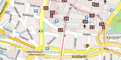 Stadtplan Breisacher Tor