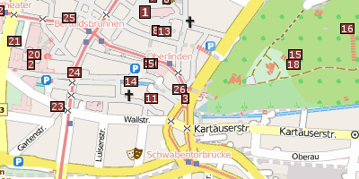 Zum roten Bären Stadtplan