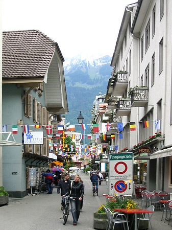 Einkaufsstraße in Interlaken