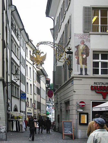 Einkaufsstraße in Luzern