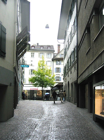 Einkaufsstraßen in Luzern Foto 