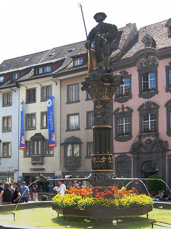 Brunnen in Schaffhausen Fotos