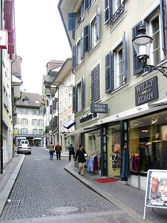 Foto Einkaufsstraße in Solothurn