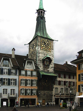 Foto Zeitglockentum in der Innenstadt