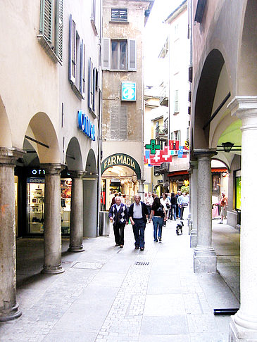 Foto Einkaufstraße in Lugano