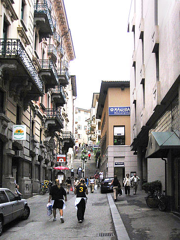 Foto Einkaufstraße in Lugano