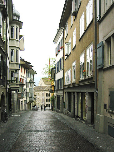 Einkaufsstraße in Zürich Foto 