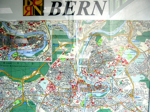 Straßenplan von Bern Fotos