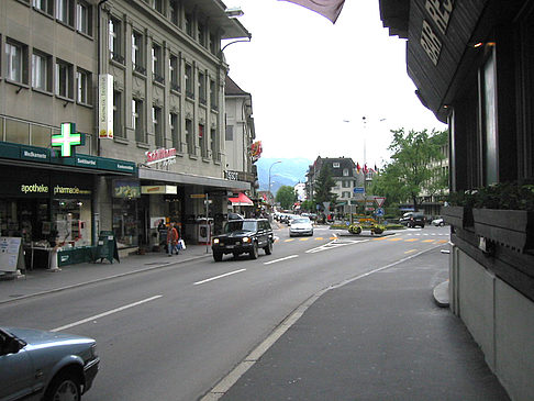 Straße in Interlaken