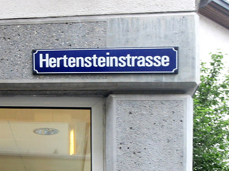 Foto Straßenschild in Interlaken