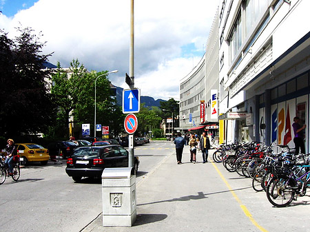 Einkaufstrasse in Chur