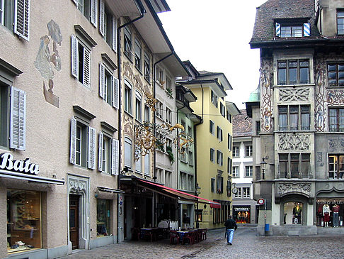 Einkaufsstraßen in Luzern Foto 