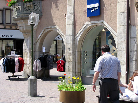 Foto Einkaufsstraße in Schaffhausen