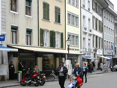 Einkaufsstraße in Solothurn