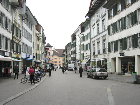 Einkaufsstraße in Solothurn