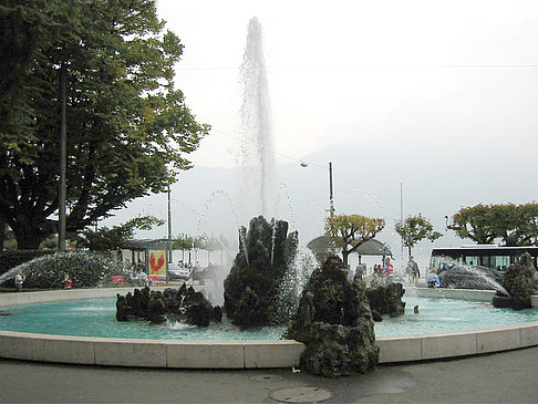 Brunnen in Lugano Foto 