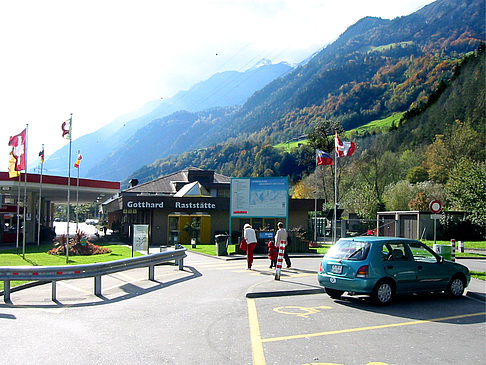 Die Gotthard Raststätte Foto 