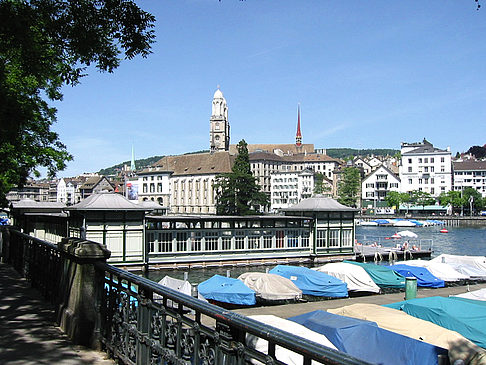 Foto Angelegte Boote - Zürich