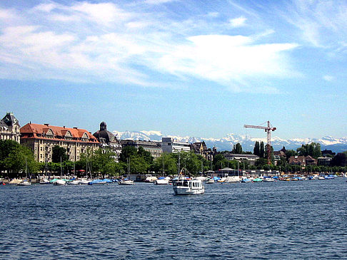 Foto Boote auf dem Zürichsee