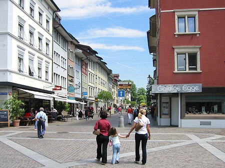 Foto Einkaufsstrasse in Winterthur