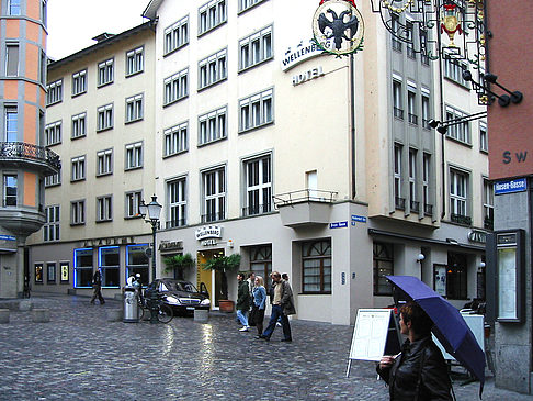 Einkaufsstraße in Zürich