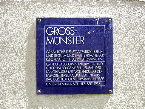 Großmünster Fotos