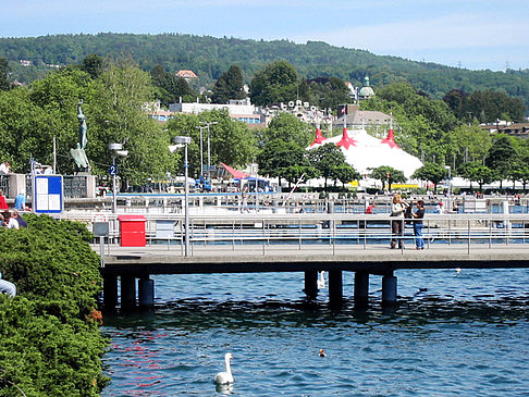 Fotos Steg über das Wasser | Zürich